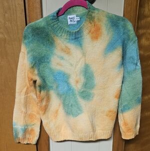 Princess Polly Green and Yellow Tie Dye Sweater